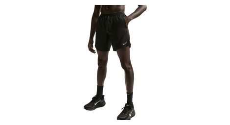 Short 2-en-1 Nike Stride 7in Noir Homme