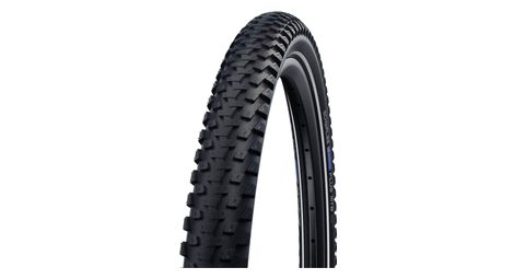 Pneu VTT Schwalbe Marathon Plus MTB 29'' Tubetype Rigide Smart DualGuard Addix E-Bike E50 Black Noir Réfléchissant