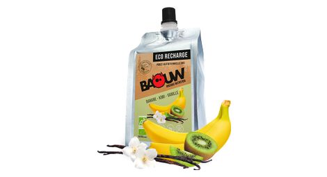 Eco-recharge purée bio baouw banane-kiwi-vanille 330g