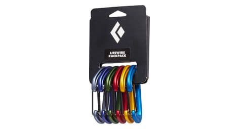 Black diamond litewire multicolor carabiner rack