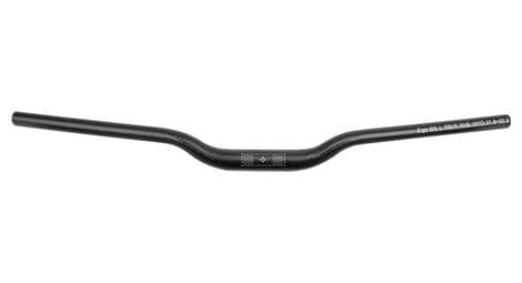 Cintre vtt demi releve ergotec handlebar ergo m alu noir diam 31,8mm l 640mm releve 30mm (homologue niveau 5)