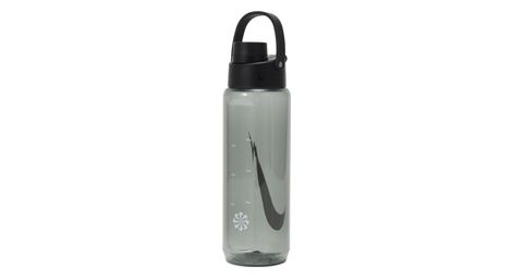 Nike Big Mouth Graphic Trinkflasche 650ml Transparent Schwarz