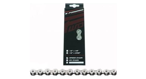 Forward chain single speed with quick connector silver / silver