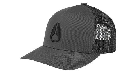 Casquette nixon iconed trucker charcoal black