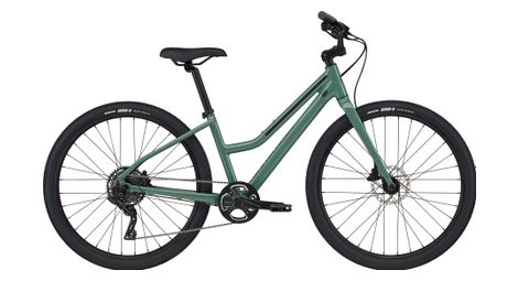 Bici da città cannondale treadwell 2 remixte microshift advent 9v 650b verde l / 162-182 cm