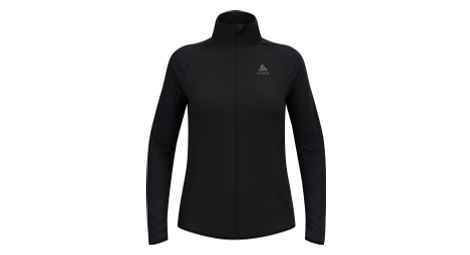 Chaqueta de running híbrida para mujer odlo zeroweight warm 2.0 negra