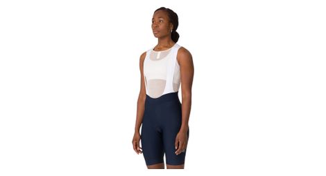 Pantaloncini da ciclismo con bretelle Rapha Core blu scuro/bianco da donna