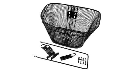 Panier avant fixe support jeux de direction 25 4 et 28 6 pour velo 26 l230 x l270 x h260mm