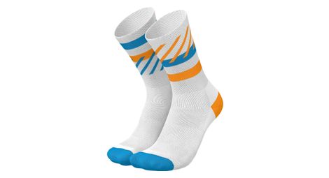 Calzini da corsa incylence disrupts bianco/blu/arancione