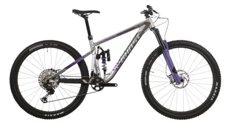 Mtb ghost riot trail full party shimano deore xt 12v 29' plata 2021 - exposición bike