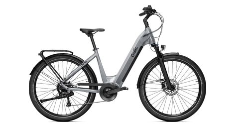 Vélo de ville électrique o2feel duma 4.1 shimano acera 8v 730wh 27.5 gris