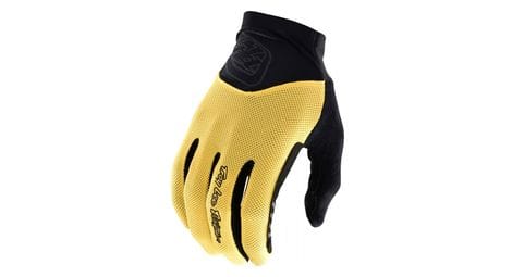 Troy lee designs ace 2.0 solid honey yellow gloves s