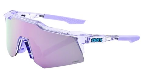 Lunettes 100% speedcraft xs violet transparent - lentille hiper miroir violet