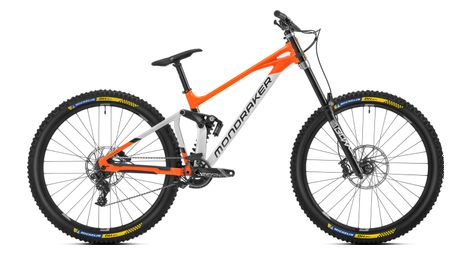 Vtt tout suspendu mondraker summum sram gx dh 7v 29 blanc orange 2023