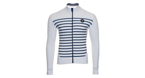 Maillot manches longues lebram ventoux blanc bleu
