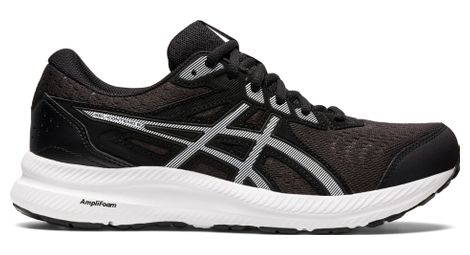 Asics gel-contend 8 running shoes black white women's 43.1/2