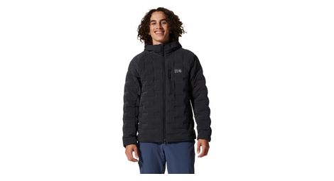 Doudoune mountain hardwear stretch down hooded gris homme