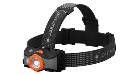 Lampe frontale led mh7 orange rechargeable 600 lumens 60h d autonomie 200m de distance d eclairage l