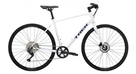Velo fitness trek fx 3 disc shimano deore 10v 700 mm blanc 2023