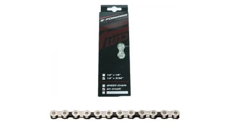 Forward chain sx chain 116 links with quick coupling silver