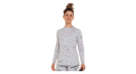 Race women's long sleeve jersey grey/green