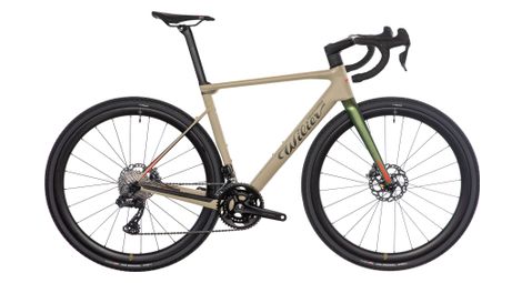 Wilier triestina rave slr gravel bike shimano grx di2 12s 700 mm sand beige green 2024