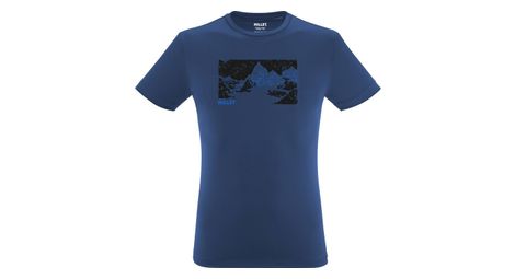Camiseta azul mijo wanaka fast para hombre