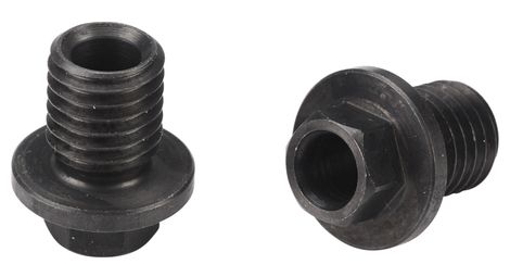 Kit de 2 écrous de compression elvedes m9x1.25 pour durite de frein shimano