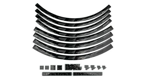 Kit stickers de roue race face noir