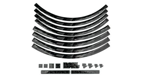 Race Face Wheels Kit Aufkleber Schwarz