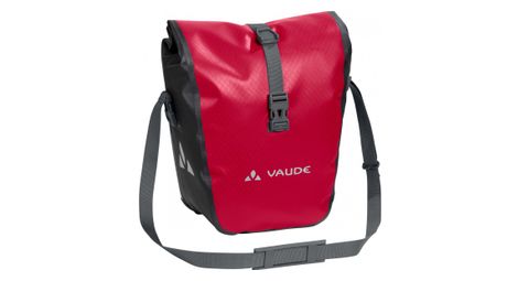 Vaude aqua front pair of trunk bag red