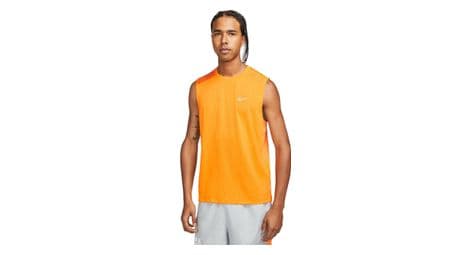 Nike dri-fit run division rise 365 orange tanktop l