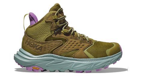 Chaussures de randonée hoka femme anacapa 2 mid gtx khaki gris