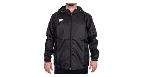 Veste coupe vent noir homme lotto delta plus