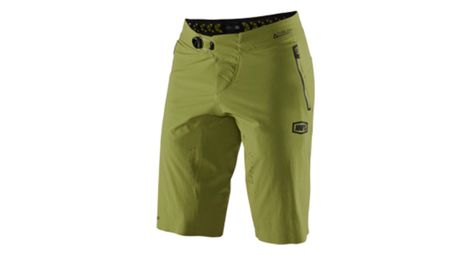 100% celium green shorts