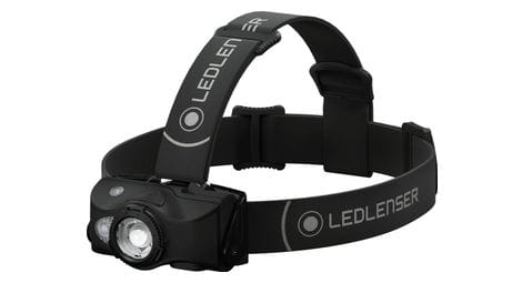 Lampe frontale led mh8 noire rechargeable | 600 lumens | 60h d'autonomie | 200m de distance d'éclairage | ledlenser