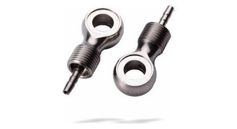 Schachtel mit 25 stück bbb banjo silber für durites shimano - id 2,3 mm