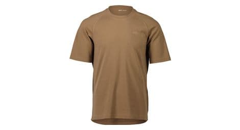 T shirt poc poise jasper marron