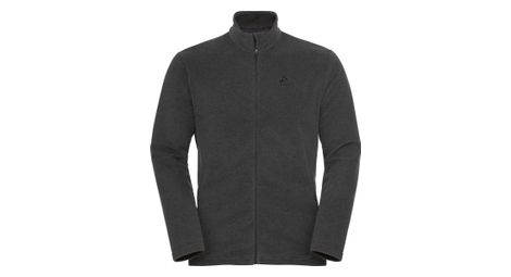 Polaire manches longues odlo full zip roy gris foncé