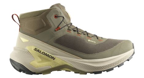 Chaussures de Randonnée Salomon Genesis Mid GTX Kaki Homme