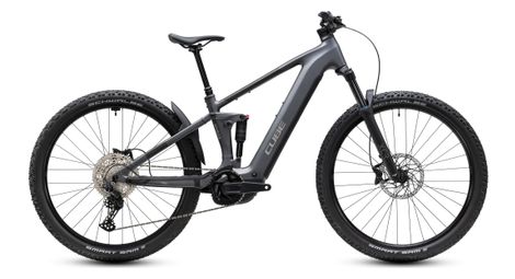 Cube Stereo Hybrid One22 Pro 800 E-Mountainbike mit Vollfederung, Shimano 12V, 800 Wh, Bosch 120 Nm, 29 Zoll, Chromgrau, 2027