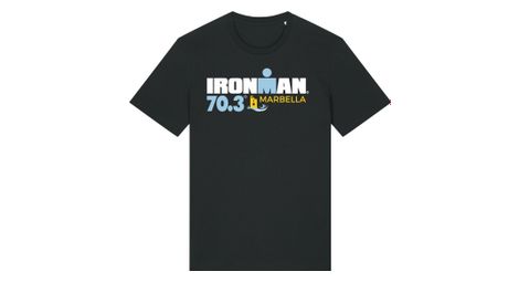 Maglietta a maniche corte ironman 70.3 marbella black uomo