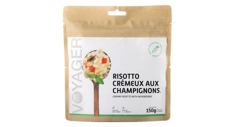 Repas lyophilise voyager risotto cremeux aux champignons 150g