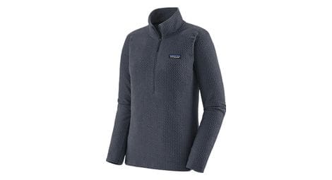 Polaire technique femme patagonia r1 air zip neck gris