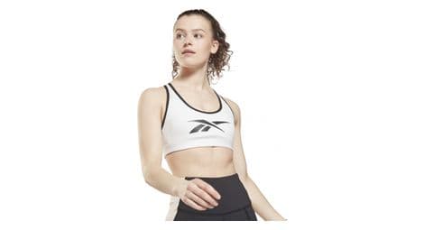 Brassière femme reebok lux vector racer blanc 