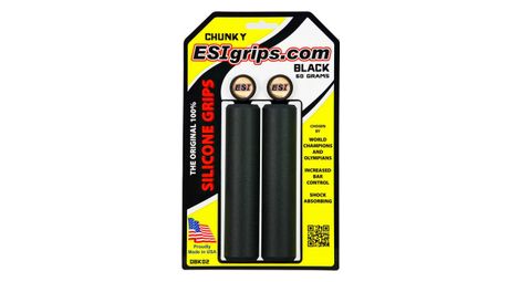 Paire de grips esi chunky 32mm noir