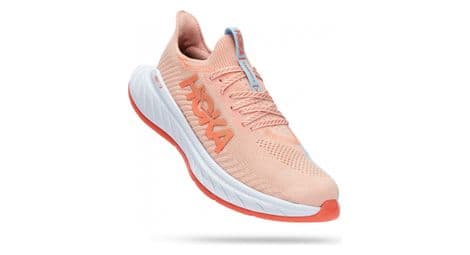 Zapatillas de running hoka carbon x 3 pink blue para mujer