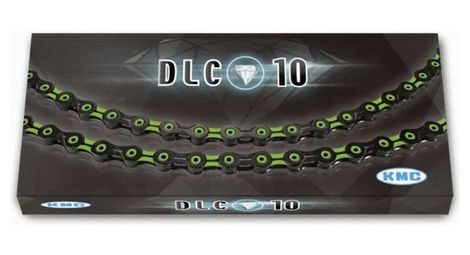 Kmc chaîne x-10 sl dlc femme schwarz-grün
