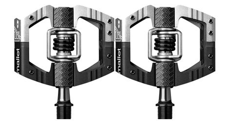 Paar crankbrothers mallet enduro ls zilver/zwart automatische pedalen