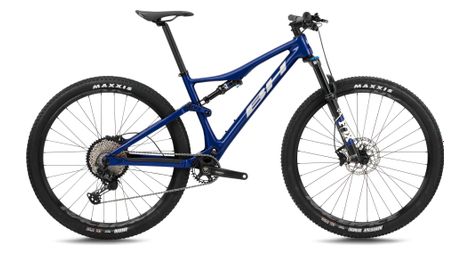 Bh lynx race lt 3.5 shimano deore/xt 12v 29'' bicicleta de montaña con suspensión total azul/plata l / 175-189 cm